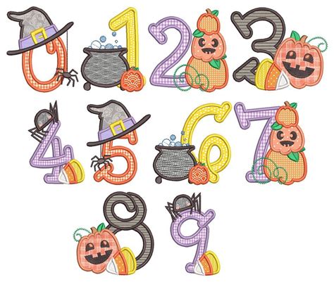 Halloween Numbers in 2024 | Halloween wallpaper cute, Halloween fonts ...