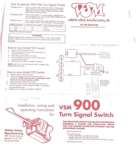 SIGNAL STAT 900 - UNIVERSAL 7 WIRE TURN SIGNAL SWITCH | eBay