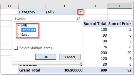 Excel pivot chart chart filter - lonsa