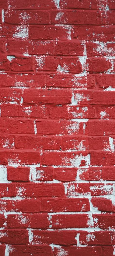 Wall Brick Paint Texture Wallpaper - [720x1600]