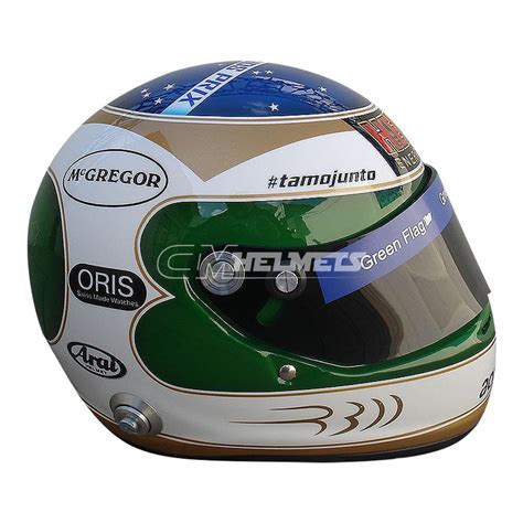 RUBENS BARRICHELLO 2010 300 RACES COMMEMORATIVE F1 REPLICA HELMET FULL ...