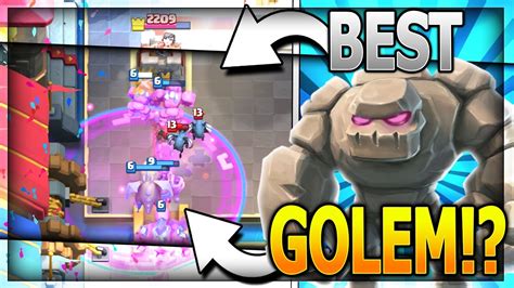 THE BEST GOLEM BEATDOWN DECK!? Top Golem Strategy in Clash Royale - YouTube