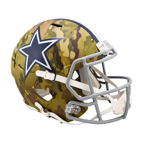 Dallas Cowboys CAMO Full Size Replica Football Helmet – Creative Sports