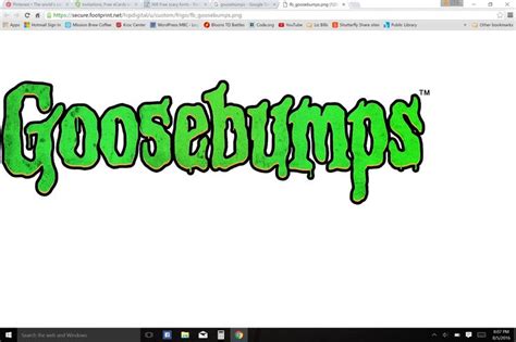 Goosebumps font | Goosebumps, Fancy fonts, Album art