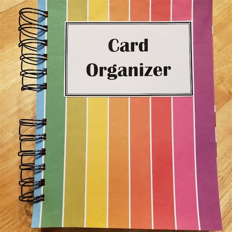 Card Organizer - Etsy