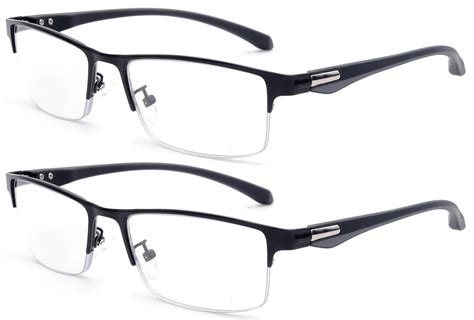 2 Packs Progressive Multifocal Reading Glasses Blue Light Blocking for ...