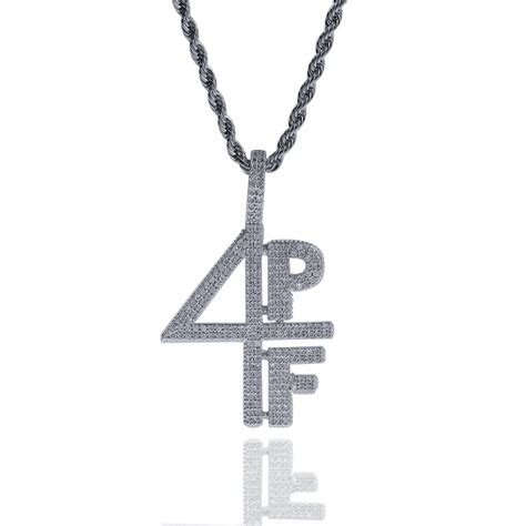 4PF chain for Sale - Four Pockets Full Pendant Necklace - Silver | Gold