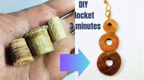 DIY Locket in 3 minutes by waste wood @ToolmancoolTMC - YouTube