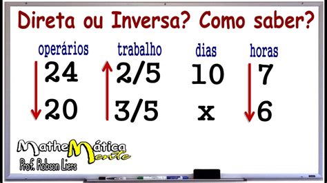 Exemplo De Regra De Três Simples - Vários Exemplos