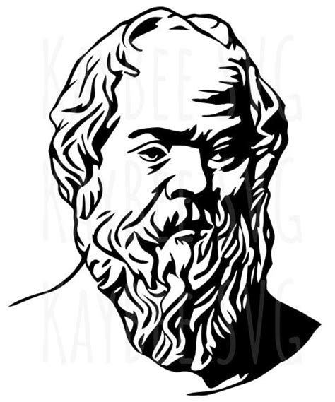 Socrates SVG PNG JPG Clipart Digital Cut File Download for - Etsy Australia