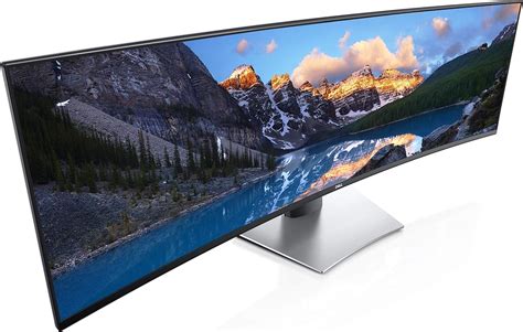 Dell UltraSharp U4919DW 49" Dual Quad HD (DQHD) Curved Screen WLED LCD ...