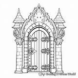 Door Coloring Pages  Free & Printable sketch template