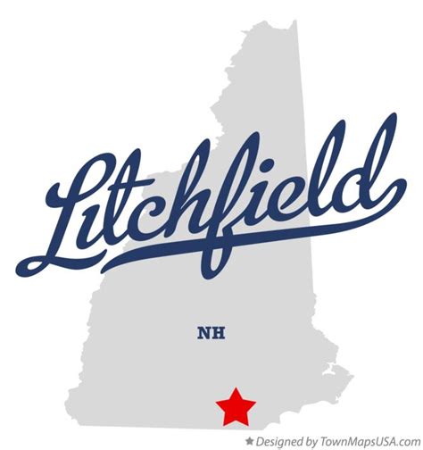 Map of Litchfield, NH, New Hampshire