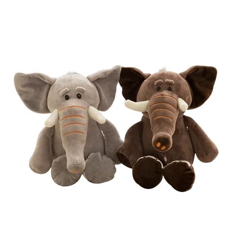 2019 Cute Stuffed Animal Blue Elephant - Buy Plush Toys Elephant,Animal ...