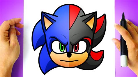 How to DRAW SONIC and SHADOW - Sonic 2 Movie - YouTube