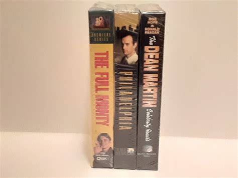 Vintage Factory Sealed VHS Movies: the Full Monty Premiere Series, Philadelphia , the Dean ...