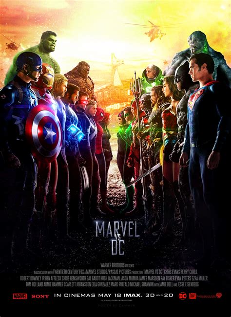 Marvel Vs DC - Theatrical Poster by CAMW1N on DeviantArt