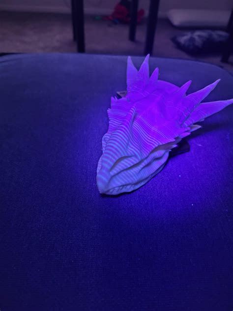 The UV activated Balerion skull my BF 3D printed : r/HouseOfTheDragon