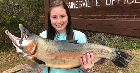 Brooke Wheeler Lands A Trophy Trout On A Underspin Lure | OutDoors ...