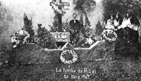 Rizal's tomb, December 30, 1907 (Source: joserizal.ph) Filipino, Jose Rizal, Cultural Studies ...