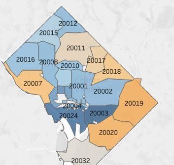 Dc Zip Code Map - Vicky Jermaine