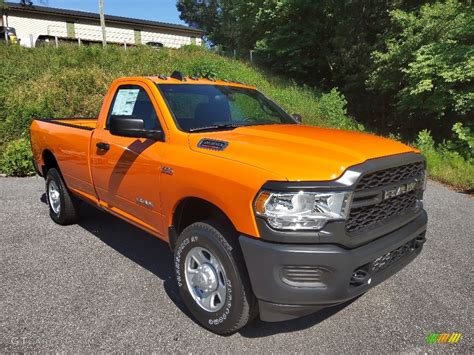 Omaha Orange 2022 Ram 2500 Tradesman Regular Cab 4x4 Exterior Photo #144352556 | GTCarLot.com