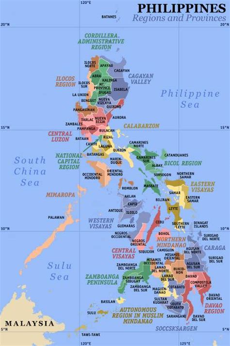 Regions of the Philippines and Key Tourist Attractions