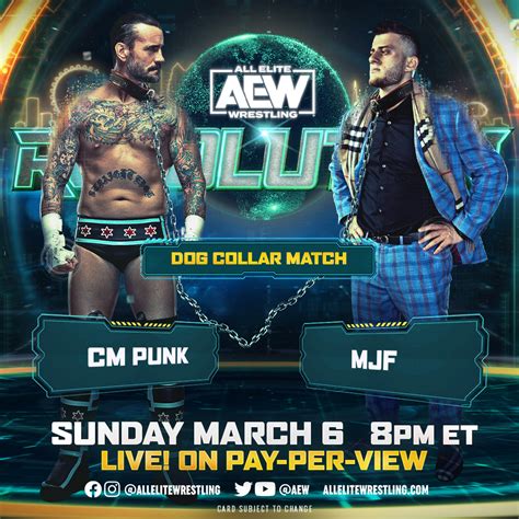 AEW Revolution Results: CM Punk vs. MJF - eWrestlingNews.com