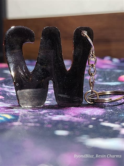 Personalized Initial Keychain - Etsy