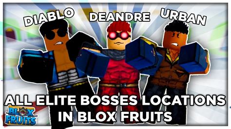 All Elite Boss Spawns Location In Blox Fruits - YouTube