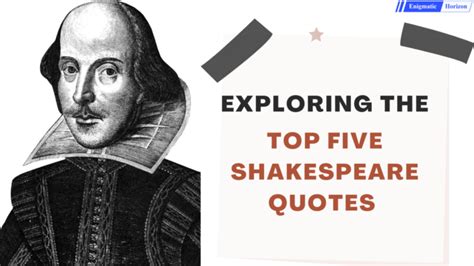 Exploring the Top Five Shakespeare Quotes and their Relevance in the ...