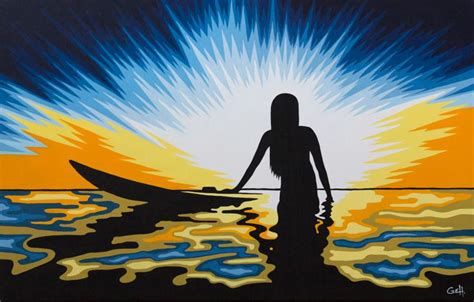 Surf Until Sunset / 36 x 24 | Surf painting, Painting, Surfing