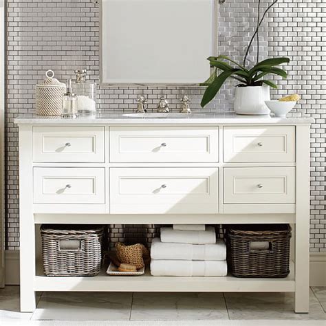 Modern Floor Standing Bathroom Cabinet Furniture Lacquer Finish White ...