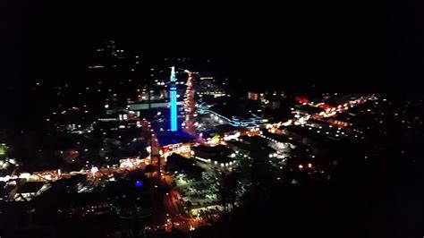 Sky Lift Night Ride in Gatlinburg TN - YouTube