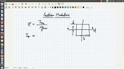 Section Modulus for rectangular c/s beams - YouTube