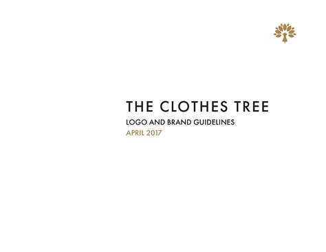 Logo and Brand Guidelines — The Clothes Tree on Behance