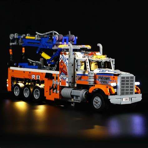 YEABRICKS LED Light Kit for Lego - Technic Heavy-Duty Tow Truck Building Blocks Model, LED Light ...