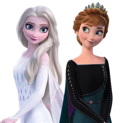 Anna and Elsa (Frozen II) PNG by jakeysamra on DeviantArt