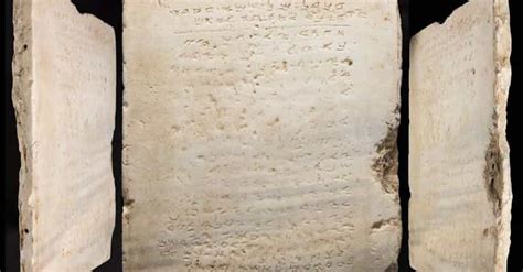 Archaeologists Found The Oldest-Known Stone Tablet Of The Ten ...