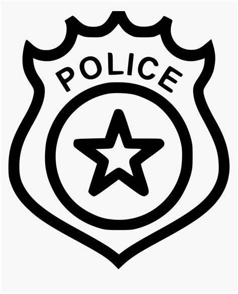 Police Badge - Police Badge Svg Free, HD Png Download , Transparent Png Image - PNGitem