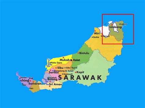 Peta Daerah Sarawak