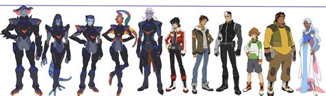 Voltron Reference — 0arcadia: characters height reference (approx.)...