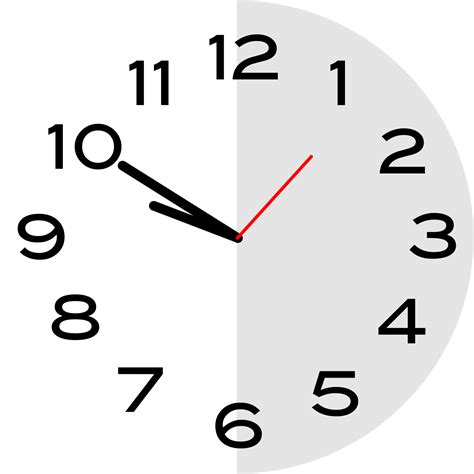 10 minutes to 10 o'clock analog clock icon 3546612 Vector Art at Vecteezy