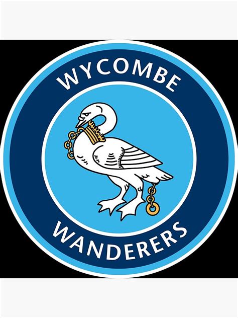 "Wycombe Wanderers - FC - Logo" Poster for Sale by EudoraWieg44 | Redbubble