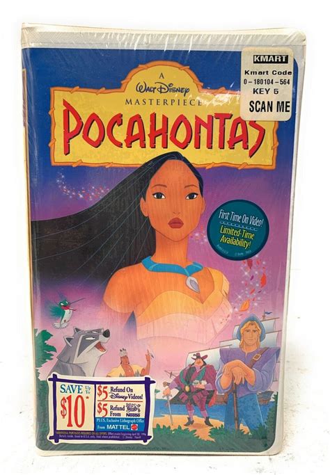 Pocahontas 1996 VHS Walt Disney Masterpiece Collection | Etsy