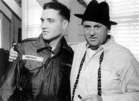 Elvis and Colonel Parker 1958 - Elvis never left