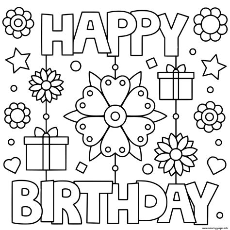 Free Printable Birthday Cards Black And White - Printable Templates