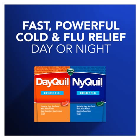 Vicks DayQuil NyQuil Combo Pack Cold & Flu LiquiCaps 24ct : Health fast delivery by App or Online