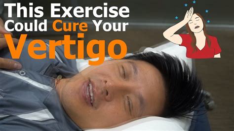 Get Rid of Vertigo with One Simple Exercise! | Different than Epley's! |... | Exercise, Easy ...