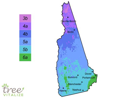 Planting Zones New Hampshire - Hardiness, Gardening & Climate Zone